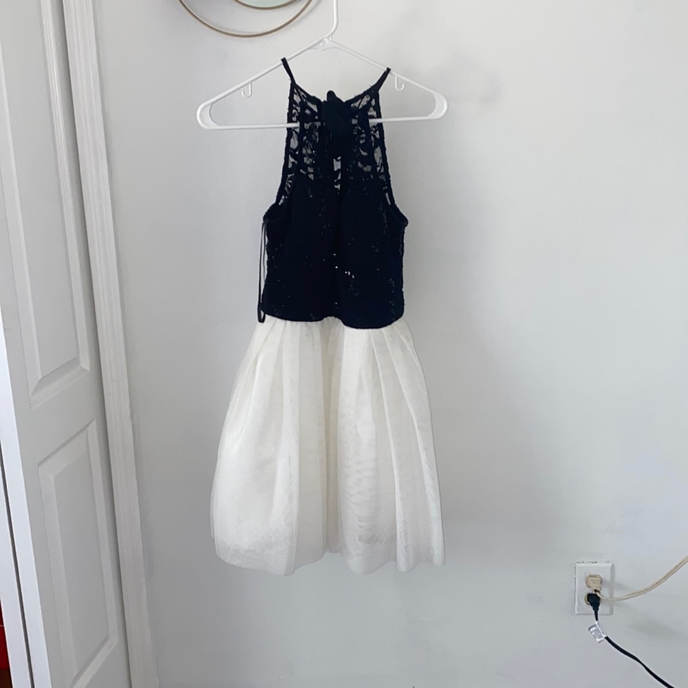 this dress was worn one time, great condition